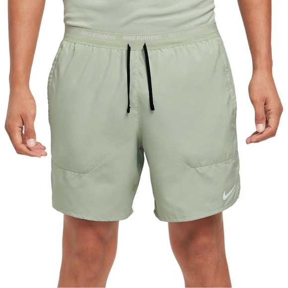 Nike Stride men's Dri-FIT 7" brief-lined running shorts sz S in jade horizon - Picture 8 of 8